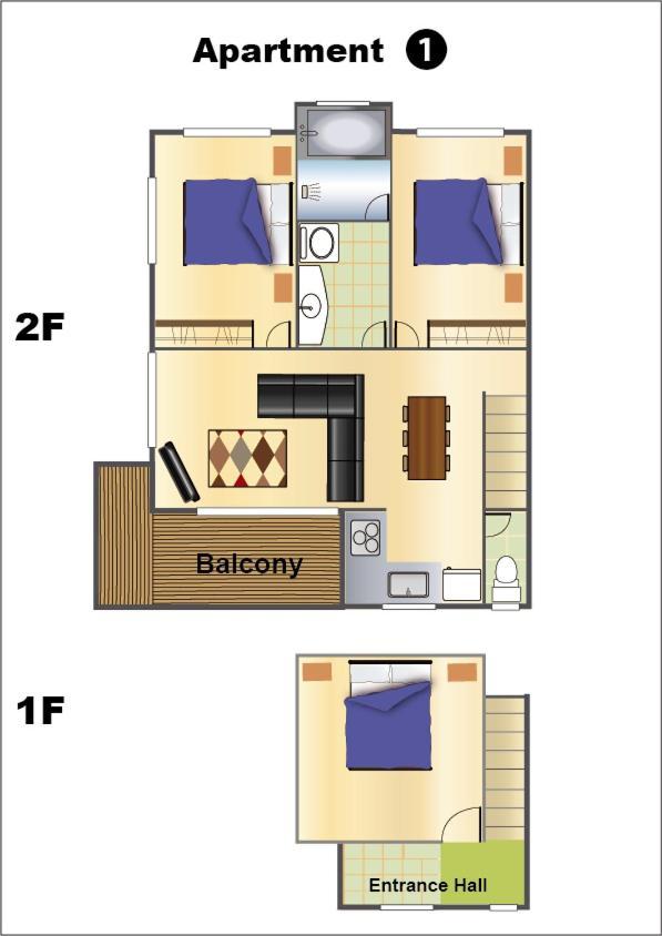 The Seasons Apartments Hakuba Bagian luar foto